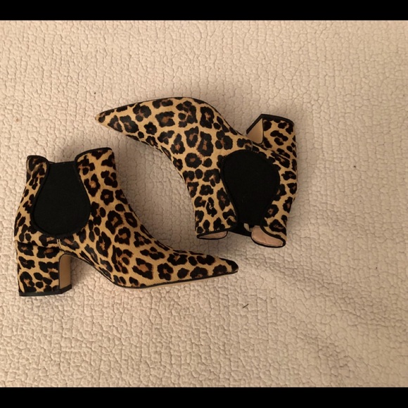 🆕 LAST CALL Zara Leopard Print Boots NWT - Picture 6 of 8